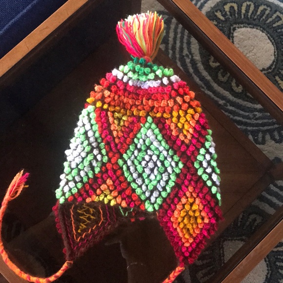 Vintage Kids Handmade Beanie Diamond - Picture 1 of 3